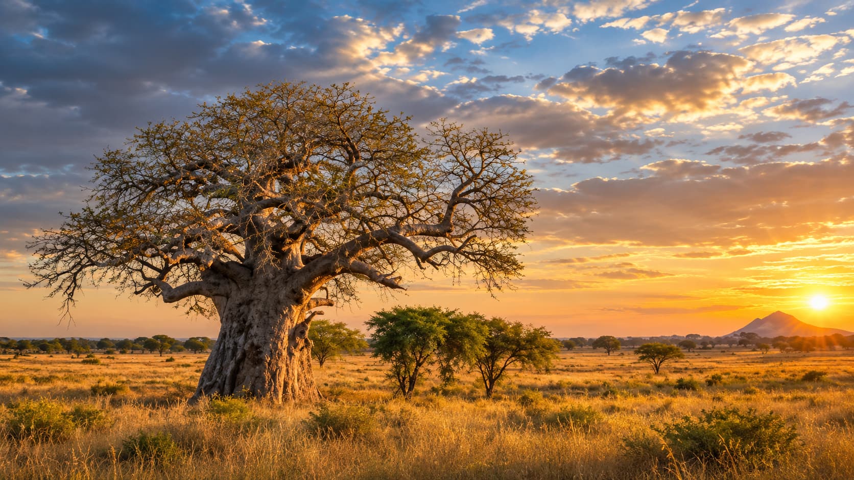 Forêts claires de baobabs