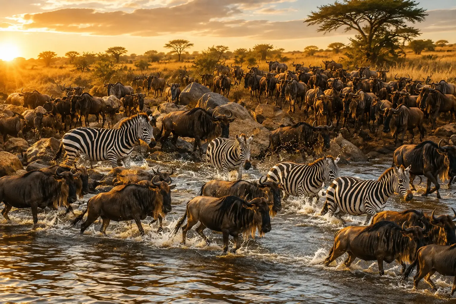 Migration des gnous