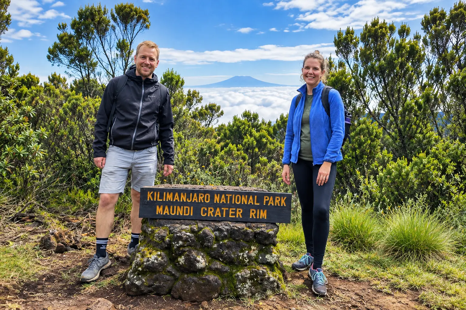 Randonnée d’une journée au Mandara Hut sur le mont Kilimandjaro (voie Marangu)